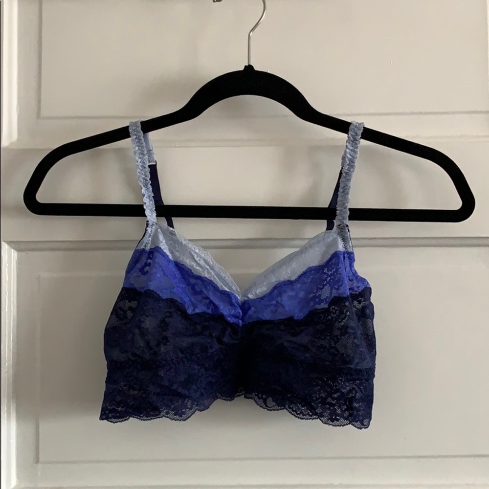 Victoria's Secret PINK multicolor lace bralette, M